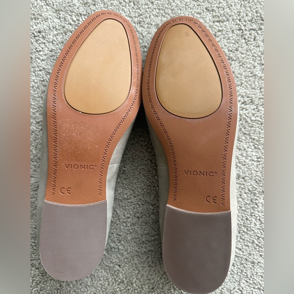 Vionic Size US 9.5 Willa II Dark Taupe Gray Flat Slip-On Loafer NEW MSRP $130 - Picture 4 of 16